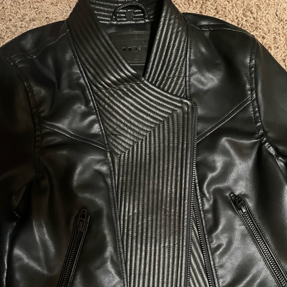 Everveve faux leather jacket NWOT